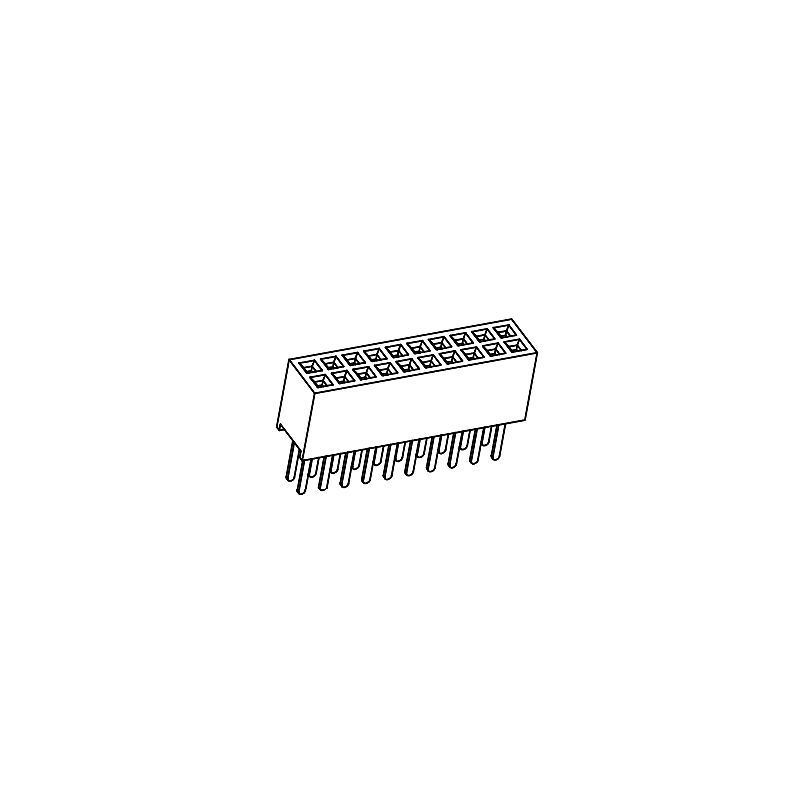 排母PH1.27*H4.4mm双排180度系列